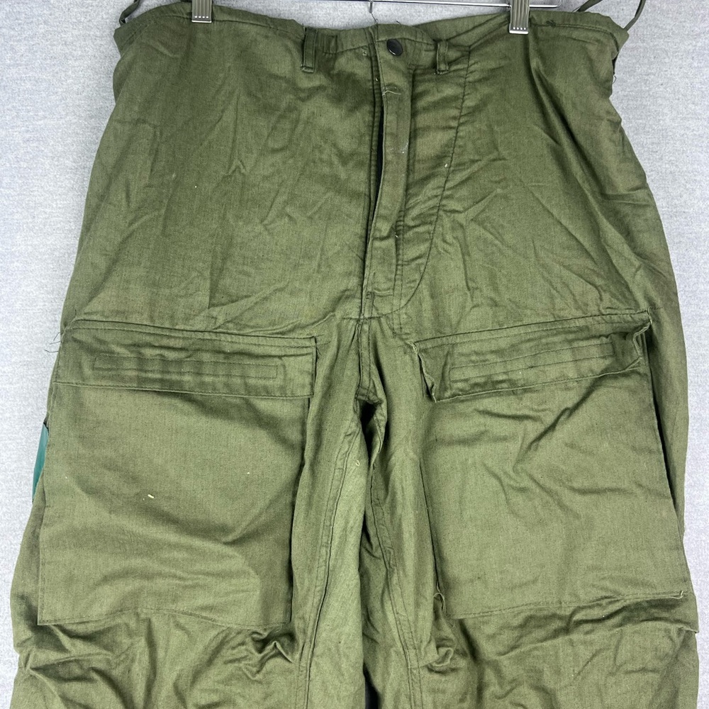 Vintage 1979‎ US Military Chemical Protective Suit Trousers Olive Green Large